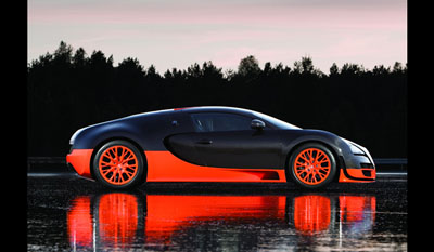 2010 Landspeed Worldrecord Bugatti Veyron 16.4 Super Sport - 431 kph (268 mph)  side